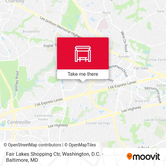 Mapa de Fair Lakes Shopping Ctr