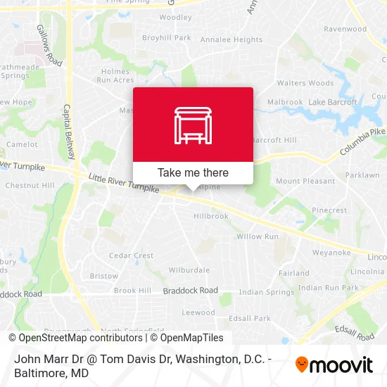 John Marr Dr @ Tom Davis Dr map