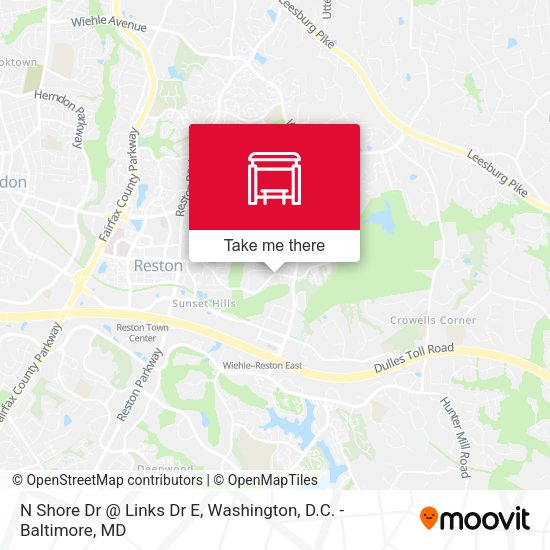 N Shore Dr @ Links Dr E map