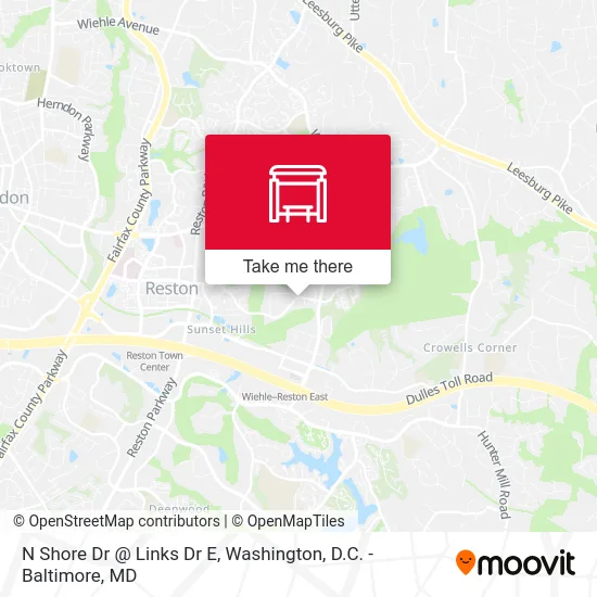 N Shore Dr @ Links Dr E map