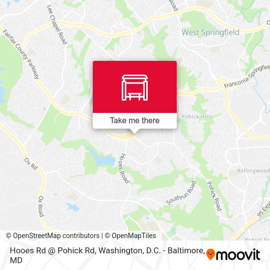 Mapa de Hooes Rd @ Pohick Rd