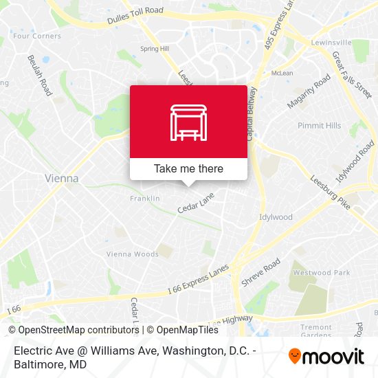 Electric Ave @ Williams Ave map