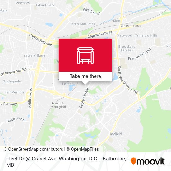 Fleet Dr @ Gravel Ave map