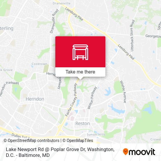 Lake Newport Rd @ Poplar Grove Dr map
