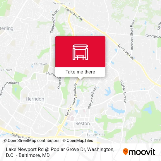 Lake Newport Rd @ Poplar Grove Dr map