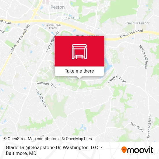 Glade Dr @ Soapstone Dr map
