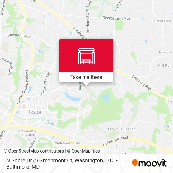 N Shore Dr @ Greenmont Ct map