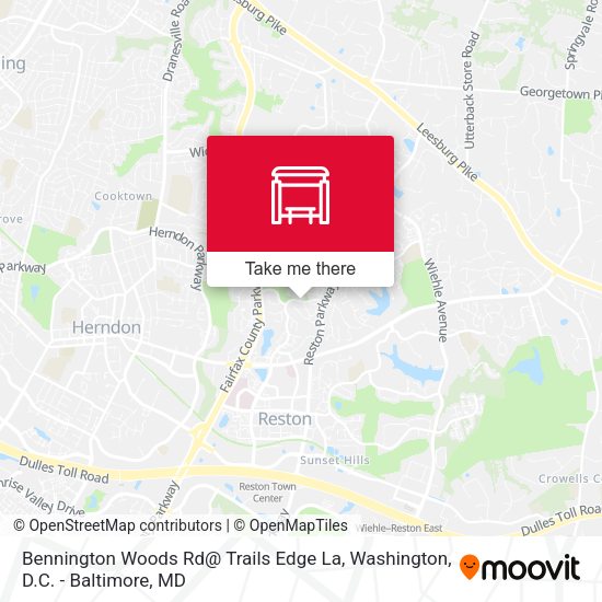 Bennington Woods Rd@ Trails Edge La map