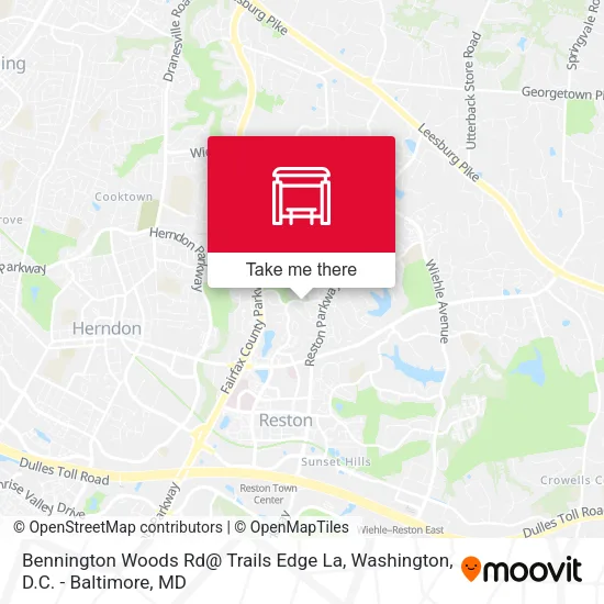 Bennington Woods Rd@ Trails Edge La map
