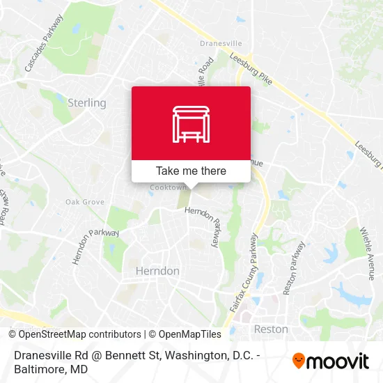 Dranesville Rd @ Bennett St map