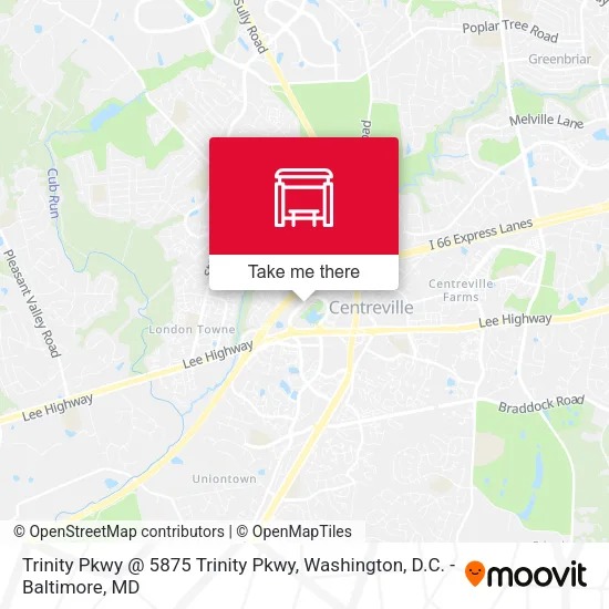 Trinity Pkwy @ 5875 Trinity Pkwy map