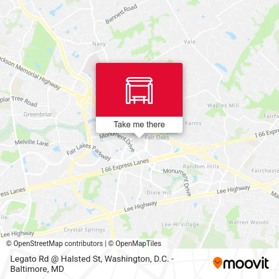 Legato Rd @ Halsted St map