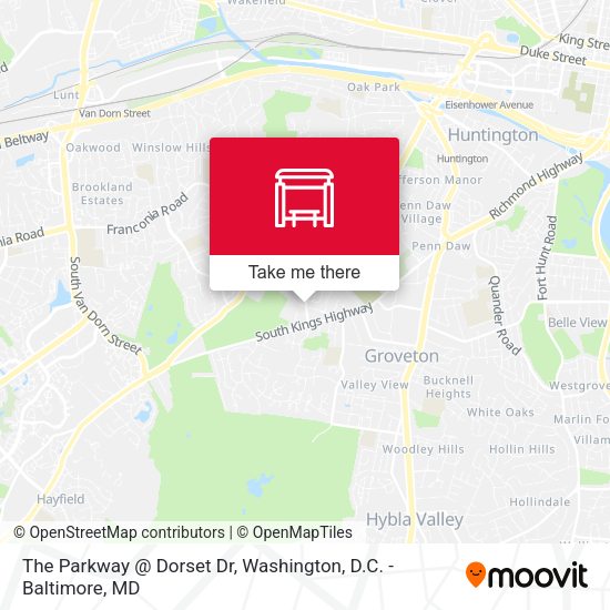 The Parkway @ Dorset Dr map