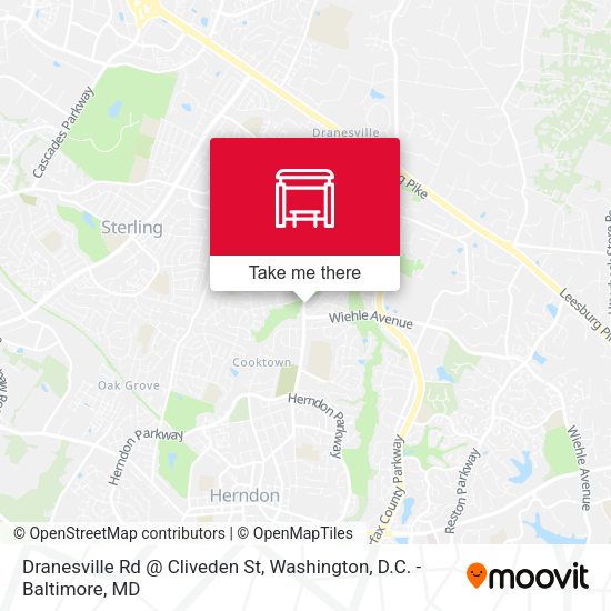 Mapa de Dranesville Rd @ Cliveden St