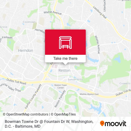 Mapa de Bowman Towne Dr @ Fountain Dr W