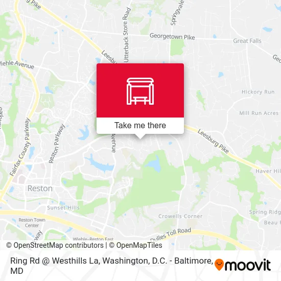 Ring Rd @ Westhills La map