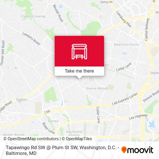 Tapawingo Rd SW @ Plum St SW map