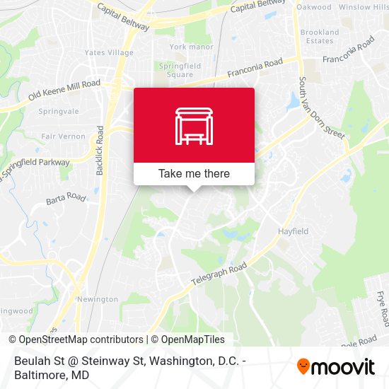 Mapa de Beulah St @ Steinway St