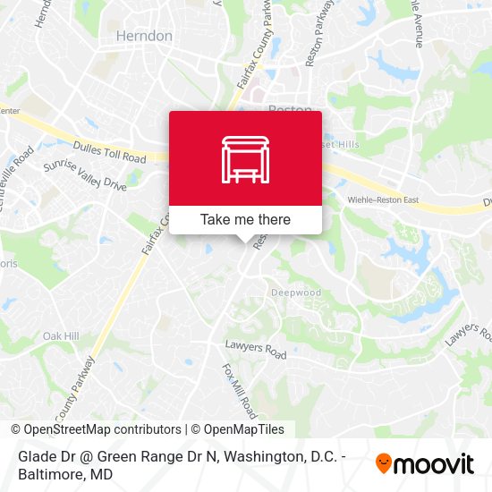 Glade Dr @ Green Range Dr N map