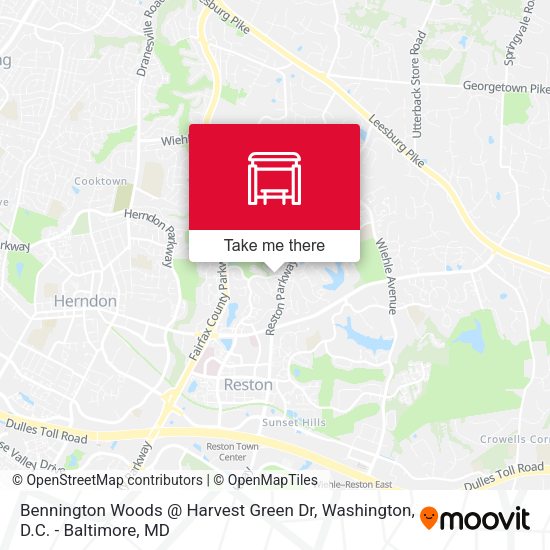 Mapa de Bennington Woods @ Harvest Green Dr