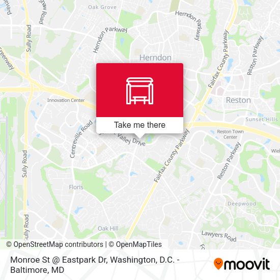 Monroe St @ Eastpark Dr map