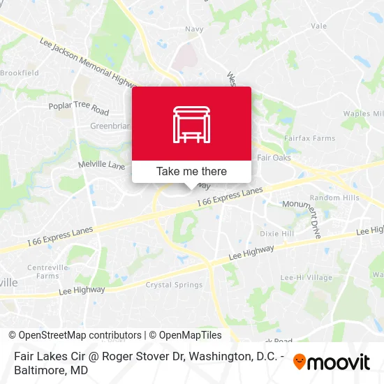 Fair Lakes Cir @ Roger Stover Dr map