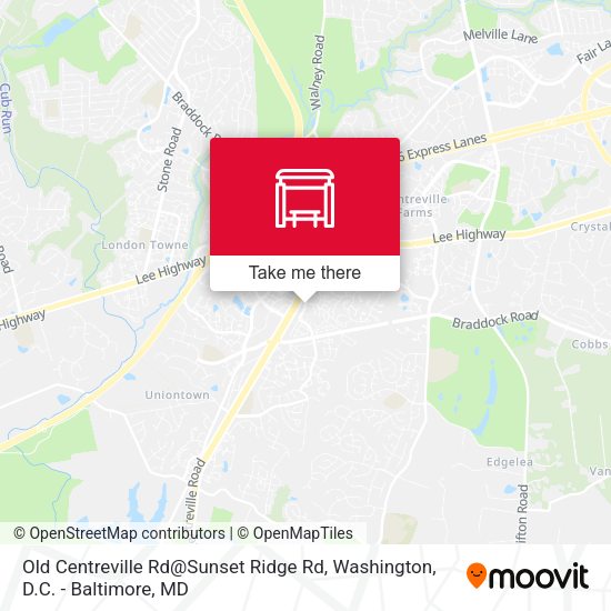 Mapa de Old Centreville Rd@Sunset Ridge Rd