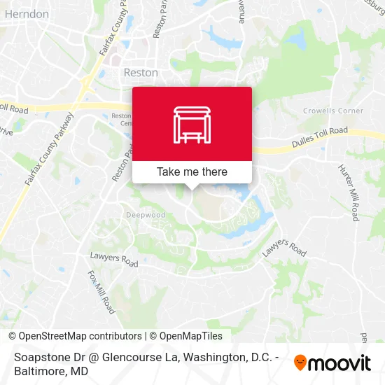 Soapstone Dr @ Glencourse La map