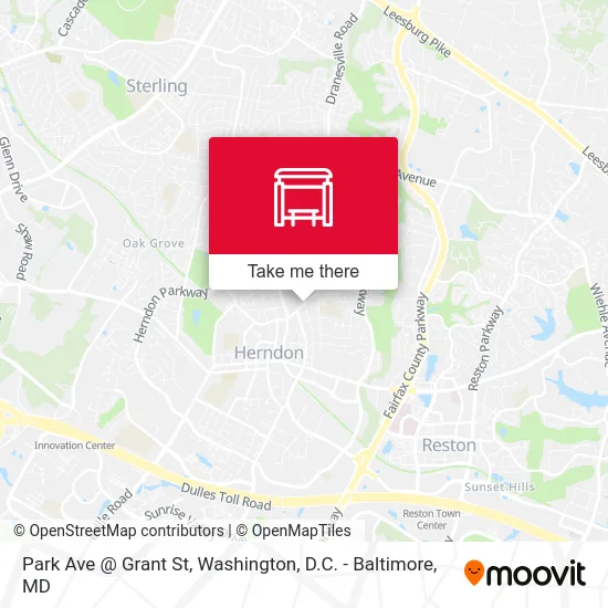 Park Ave @ Grant St map