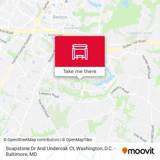 Soapstone Dr And Underoak Ct map