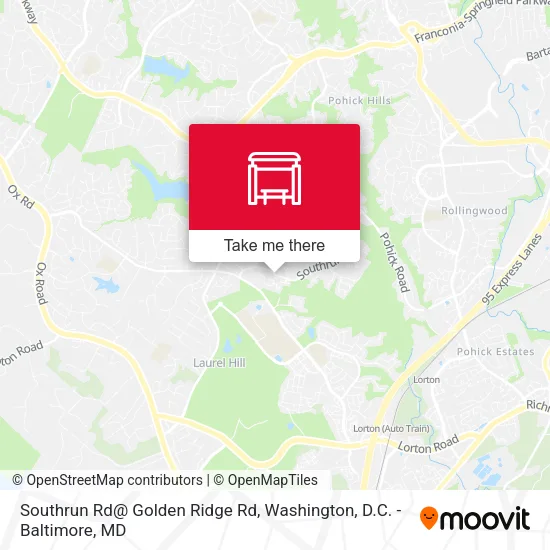 Southrun Rd@ Golden Ridge Rd map