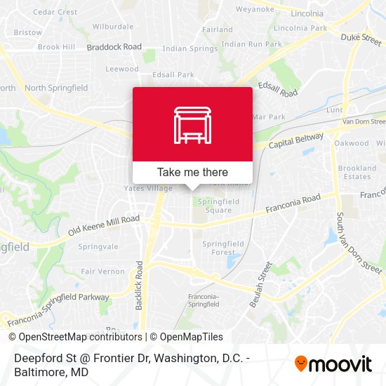 Mapa de Deepford St @ Frontier Dr