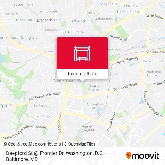 Mapa de Deepford St @ Frontier Dr