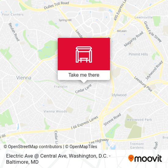 Electric Ave @ Central Ave map