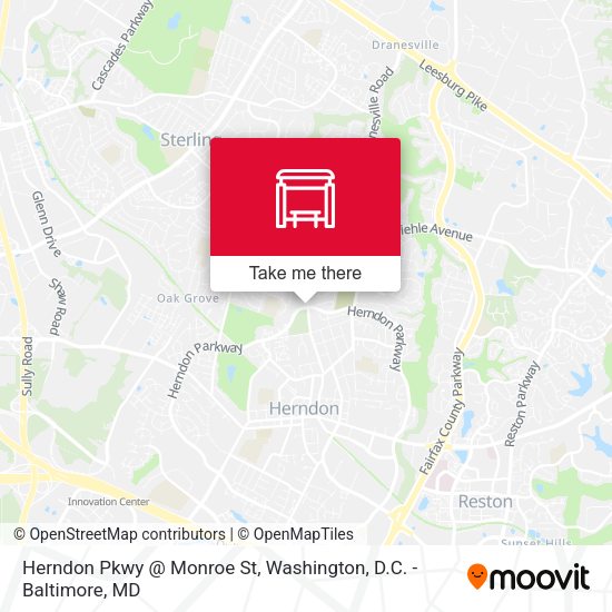 Herndon Pkwy @ Monroe St map