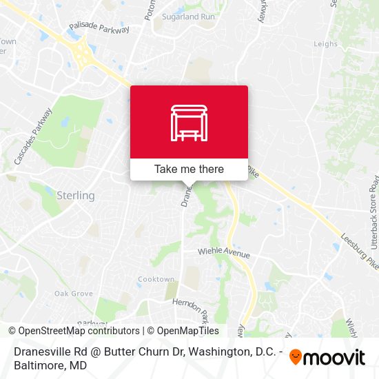 Dranesville Rd @ Butter Churn Dr map