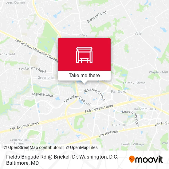 Fields Brigade Rd @ Brickell Dr map