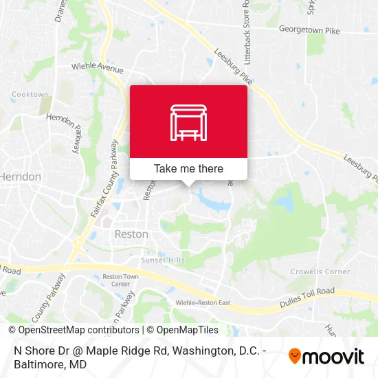 N Shore Dr @ Maple Ridge Rd map