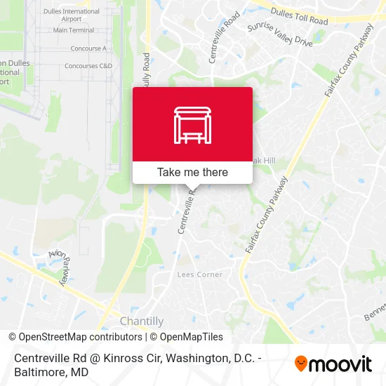 Centreville Rd @ Kinross Cir map