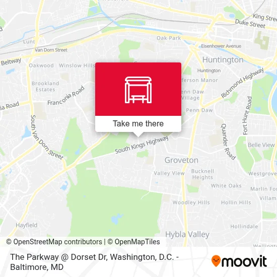 The Parkway @ Dorset Dr map