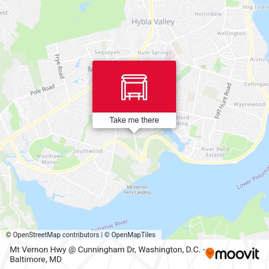 Mapa de Mt Vernon Hwy @ Cunningham Dr