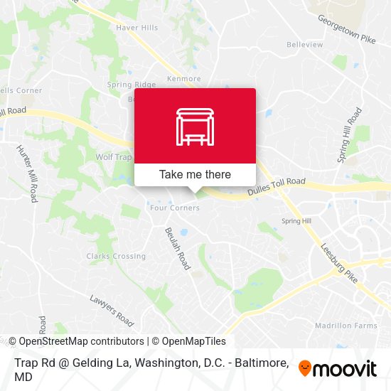 Trap Rd @ Gelding La map