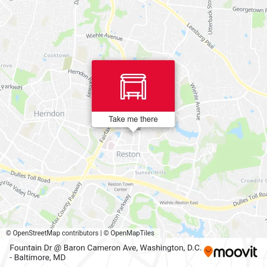 Fountain Dr @ Baron Cameron Ave map