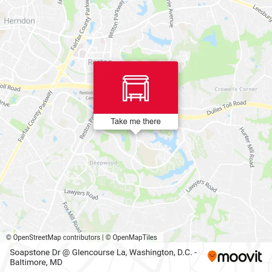 Soapstone Dr @ Glencourse La map