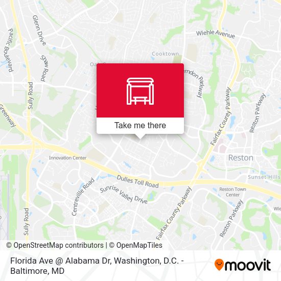 Mapa de Florida Ave @ Alabama Dr