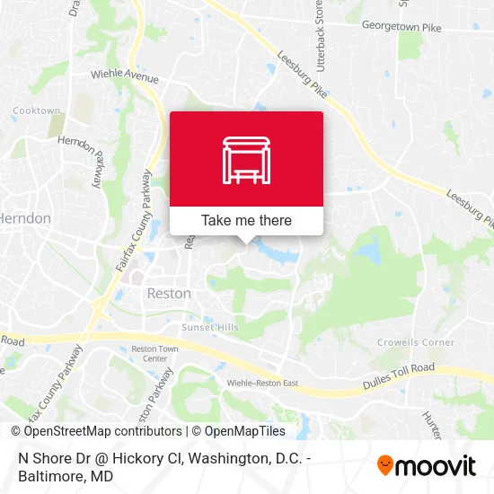 N Shore Dr @ Hickory Cl map