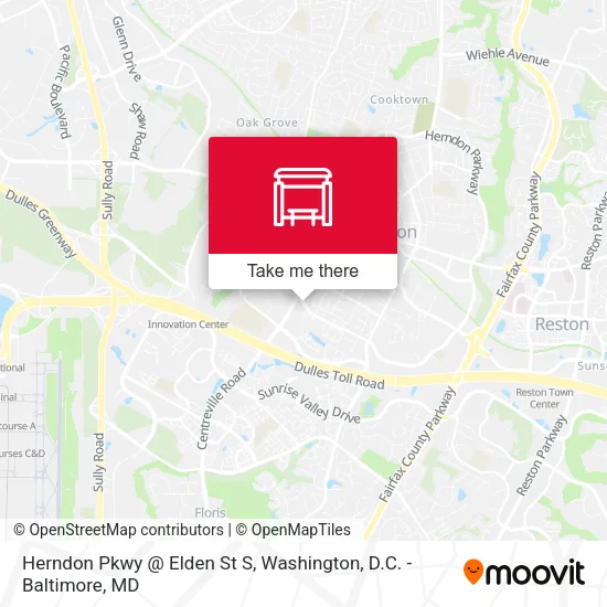 Mapa de Herndon Pkwy @ Elden St S