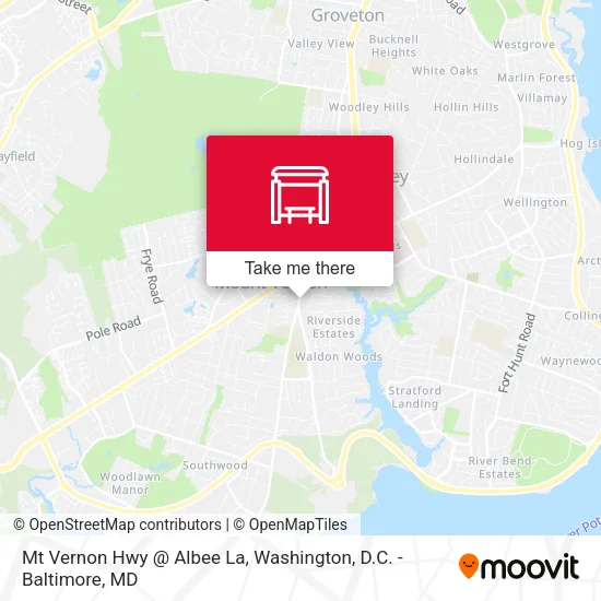 Mt Vernon Hwy @ Albee La map