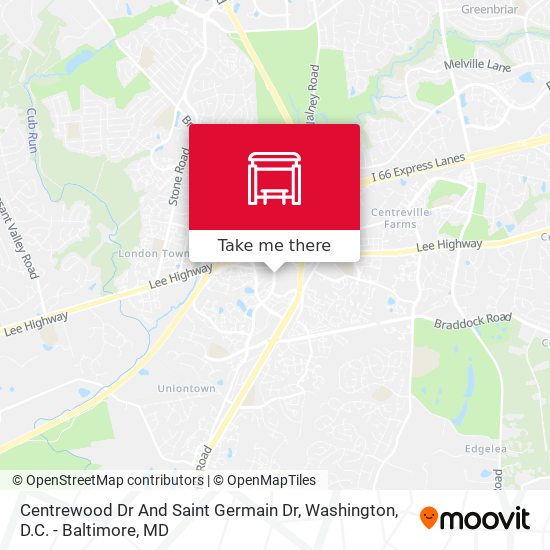 Centrewood Dr And Saint Germain Dr map