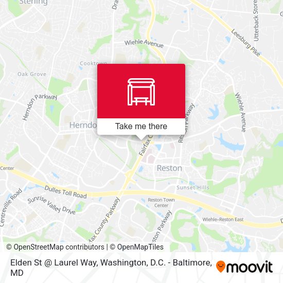 Elden St @ Laurel Way map